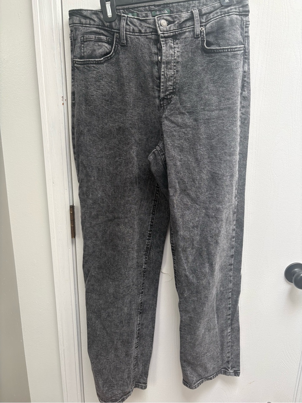 wild fable Grey Black Washed Mom Jeans